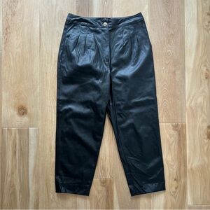 Blank NYC Black Leather Pants Size 26
